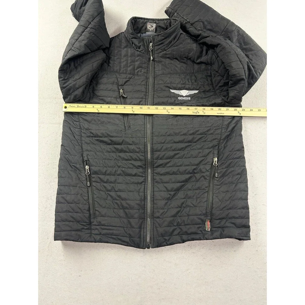 Hyundai Genesis Storm Creek MensFront Runner Med Black Quilted Insulated Jacket